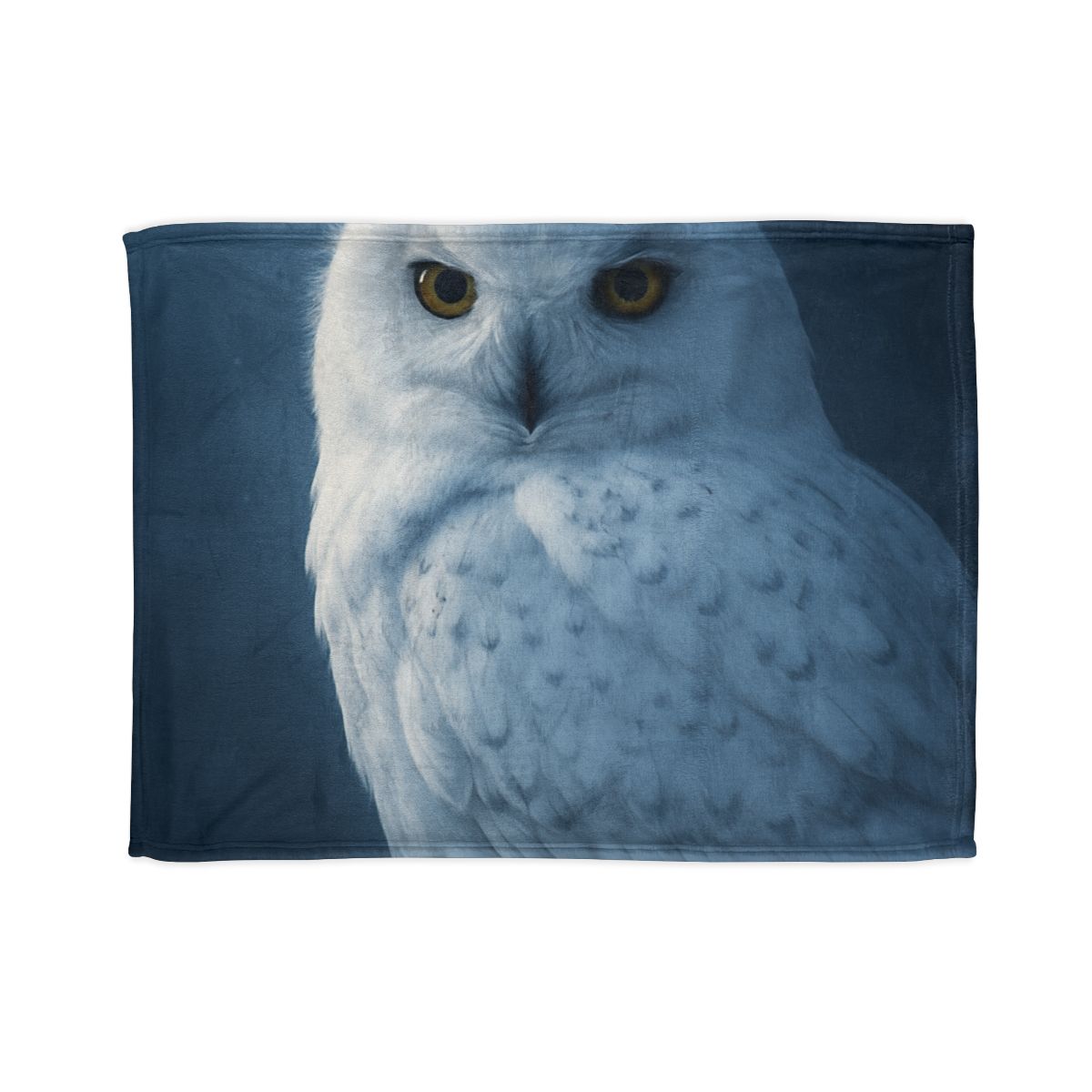 Midnight Watch Snowy Owl unique gift blankets