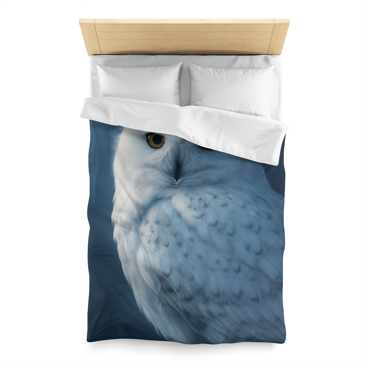 Midnight Watch Snowy Owl warm winter duvets