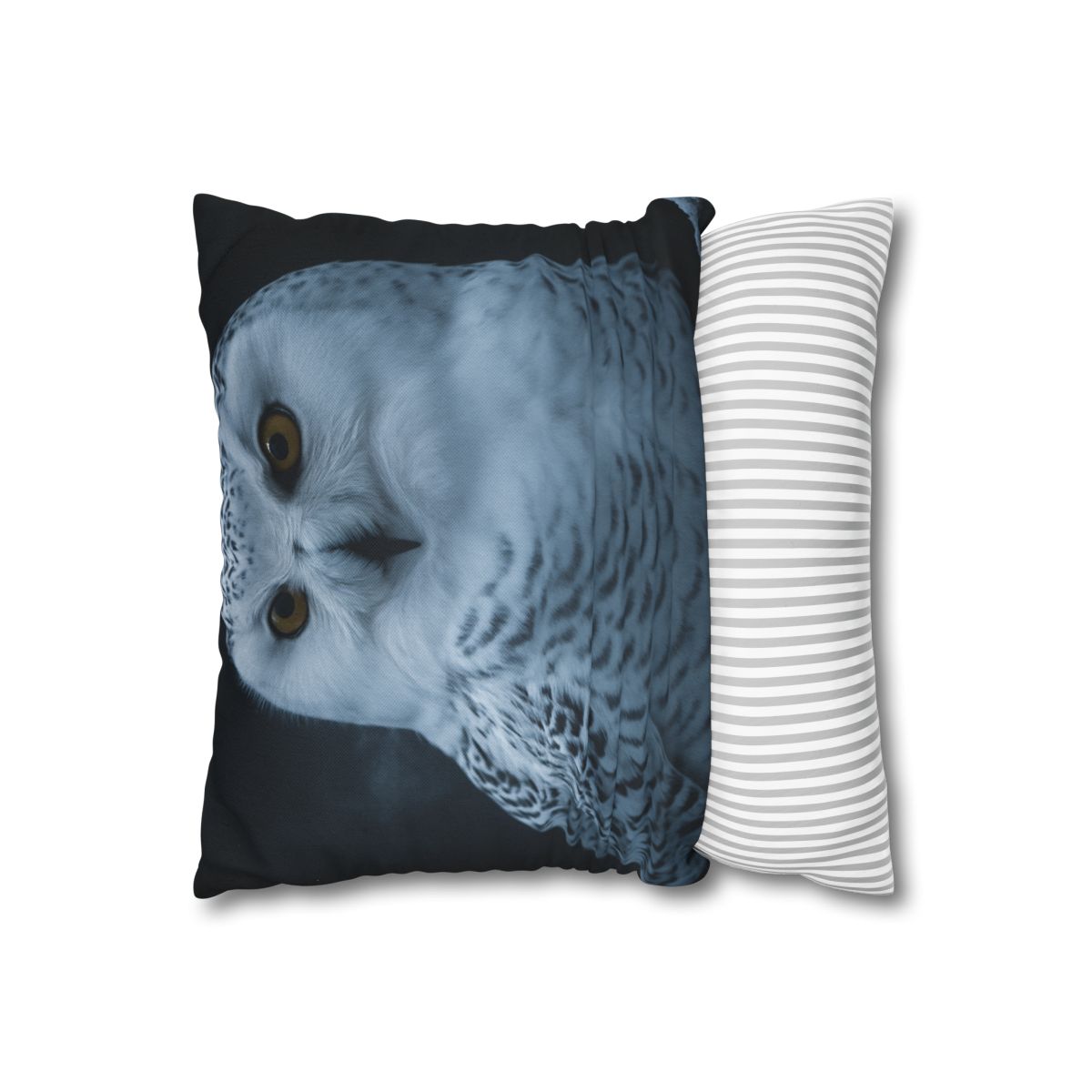 Midnight Watch Snowy Owl comfortable bedding pillow covers