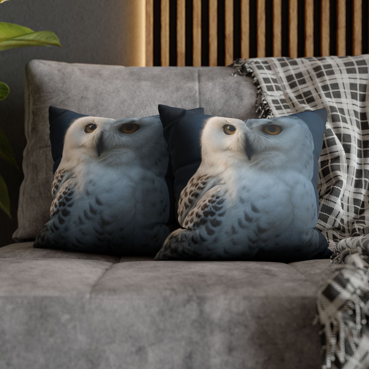 Midnight Watch Snowy Owl unique gift pillow cases
