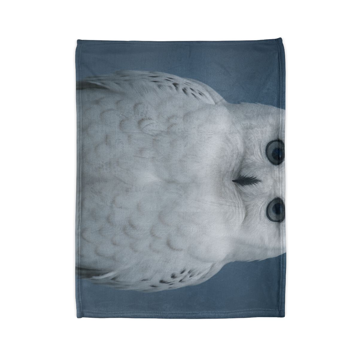 Midnight Watch Snowy Owl stylish throw blankets