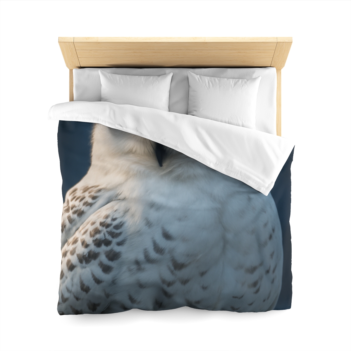 Midnight Watch Snowy Owl personalized bedding duvets