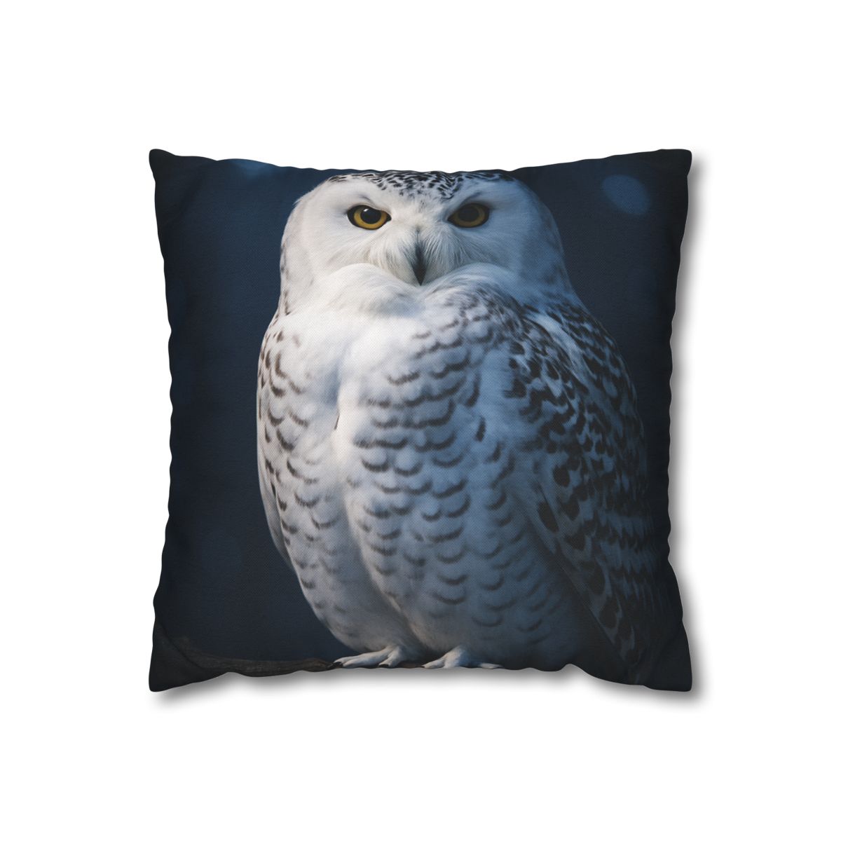 Midnight Watch Snowy Owl soft cotton pillow cases