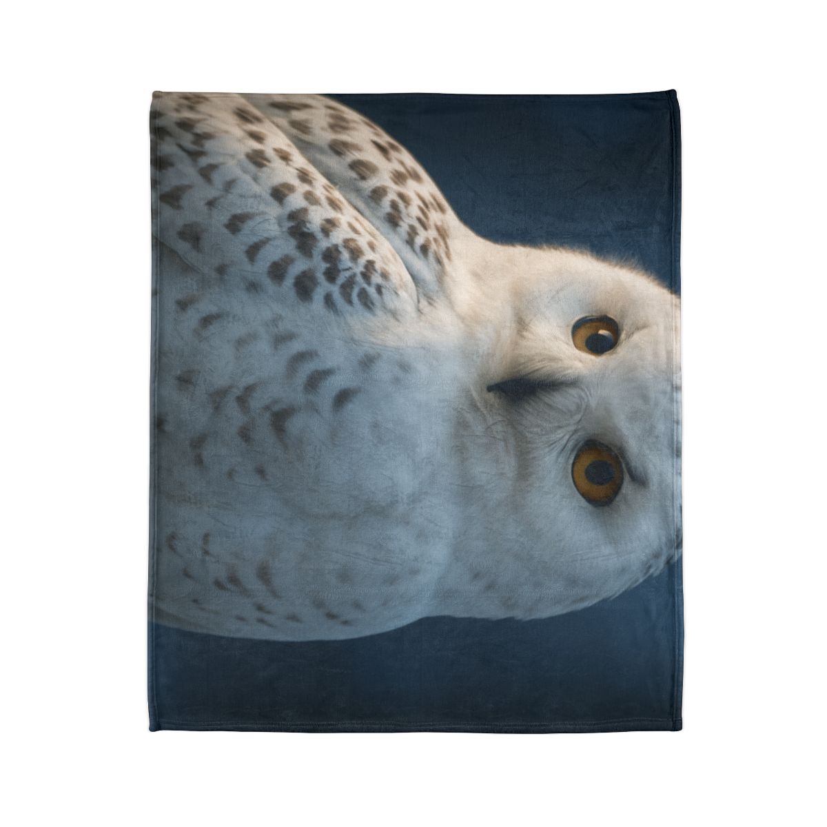 Midnight Watch Snowy Owl trendy patterned blankets