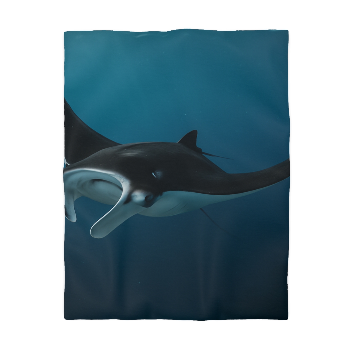 Midwater Dancer Manta Ray personalized bedding duvets