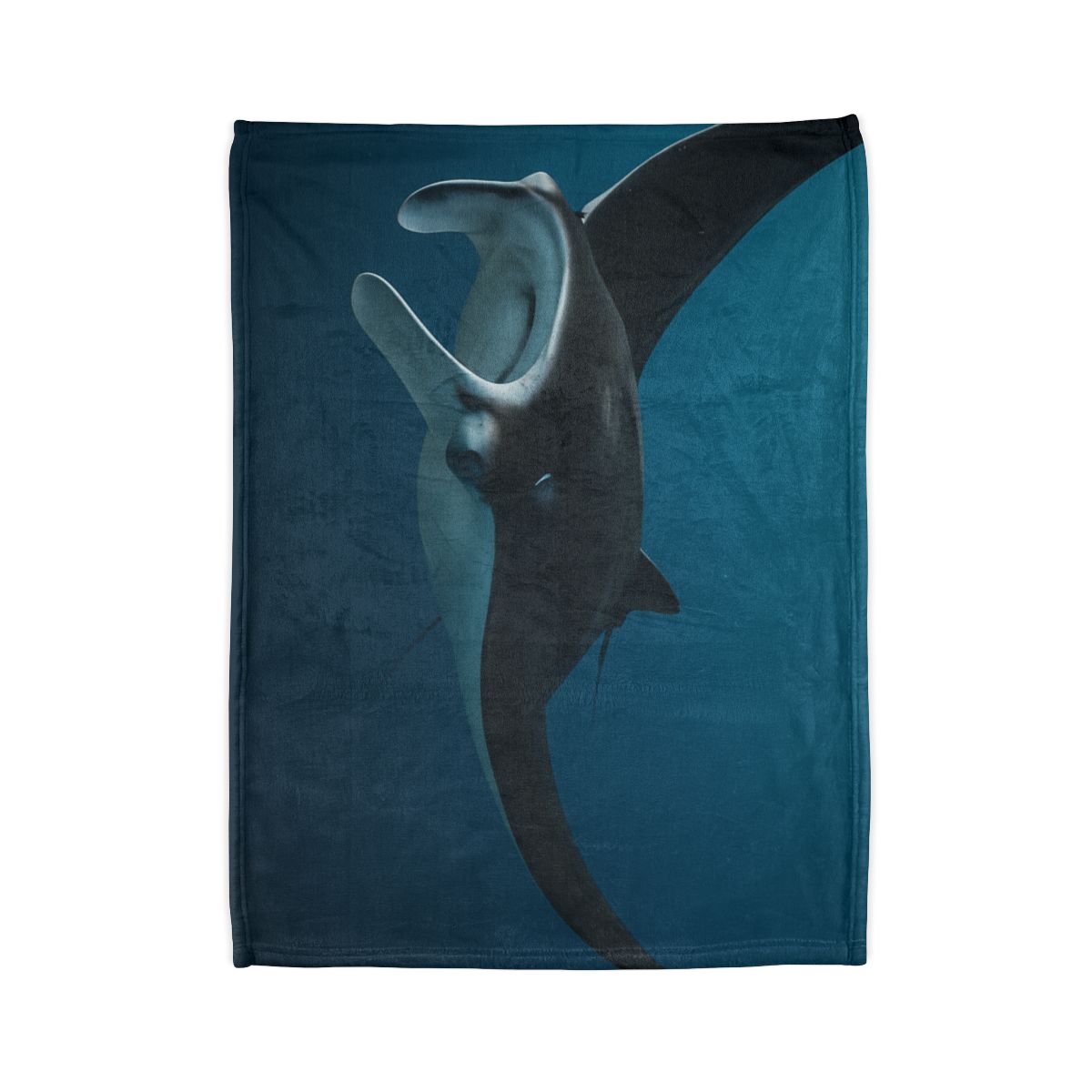 Midwater Dancer Manta Ray soft fleece blankets