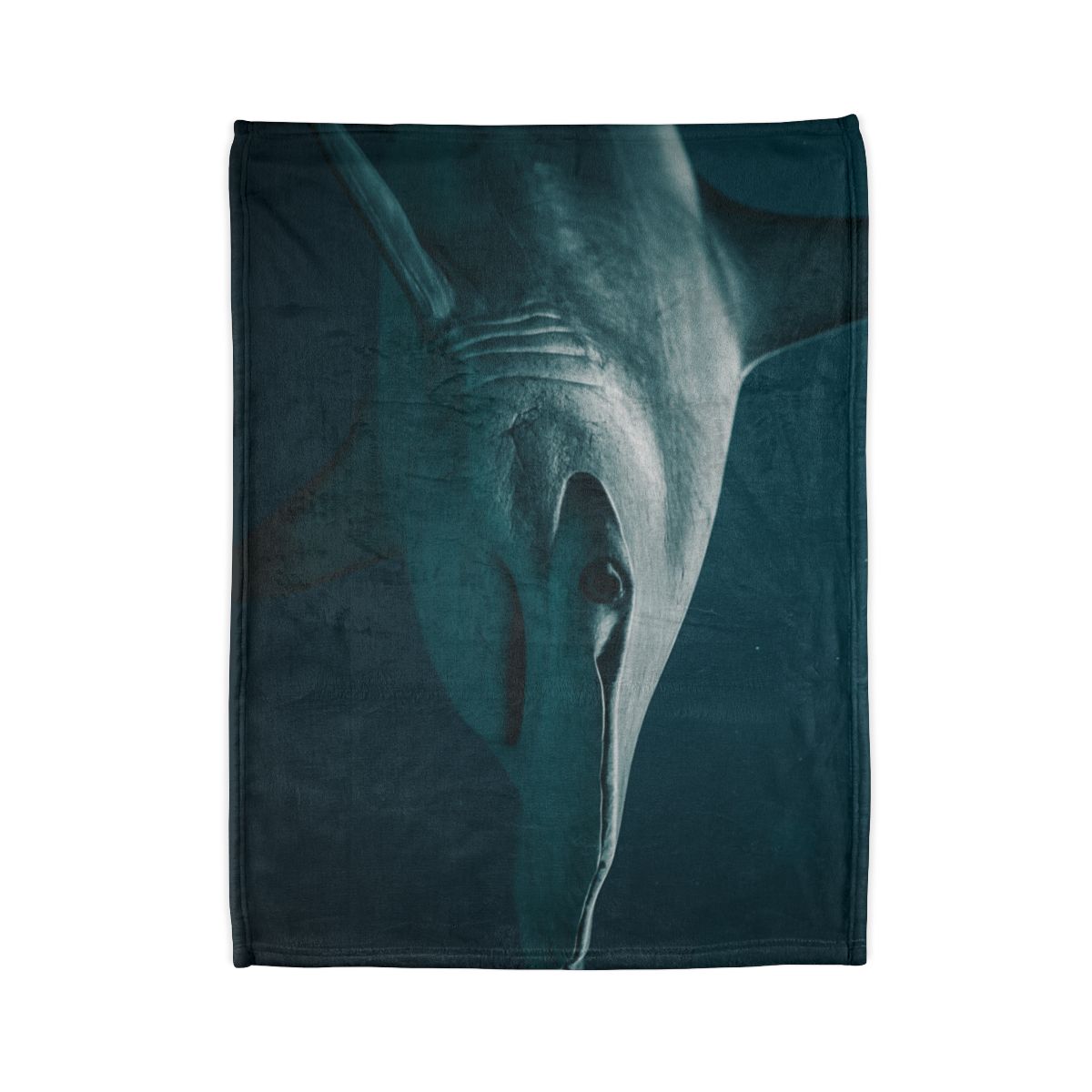 Midwater Silhouette Hammerhead Shark personalized cozy blankets