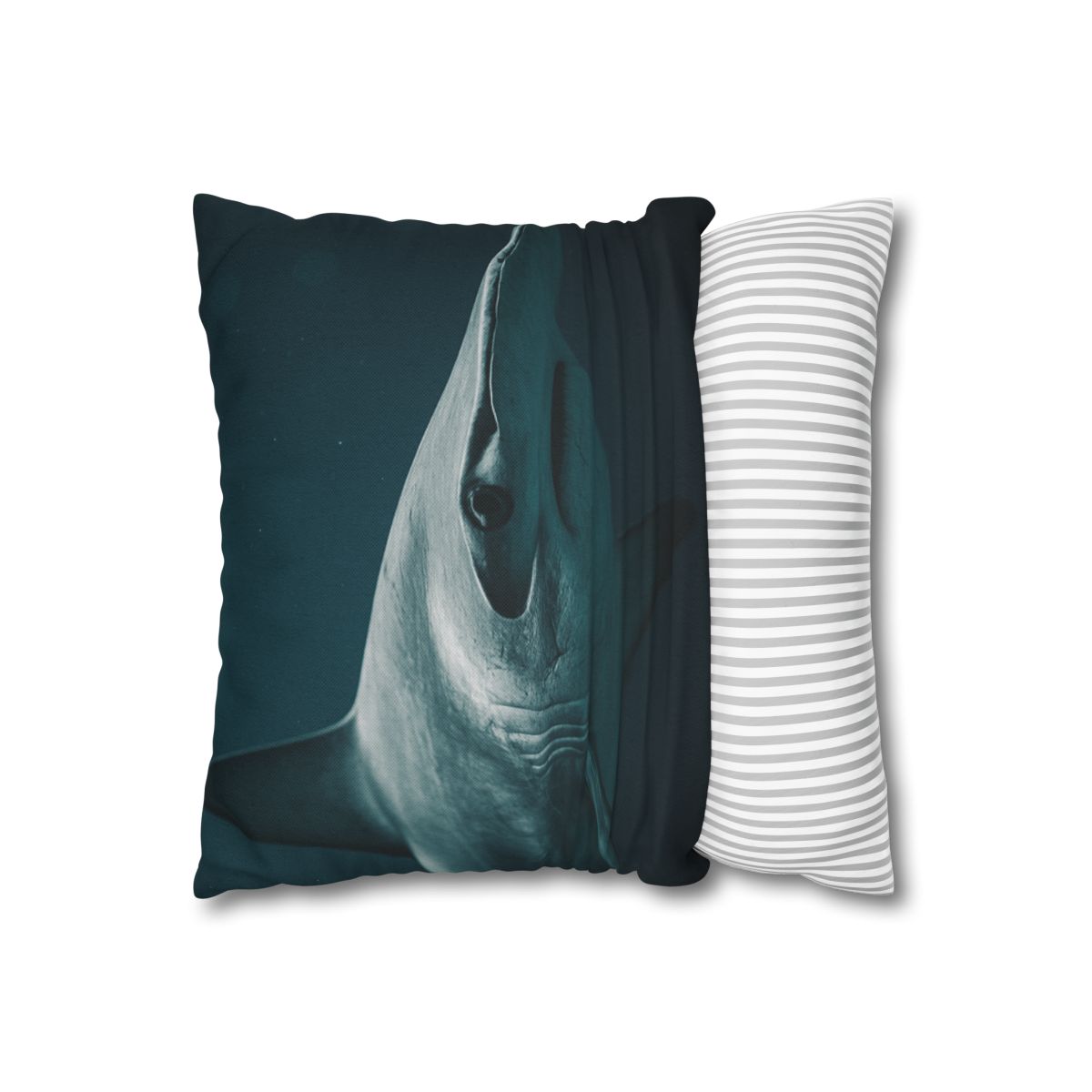 Midwater Silhouette Hammerhead Shark trendy patterned pillow cases