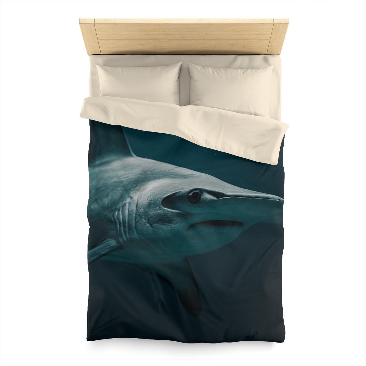 Midwater Silhouette Hammerhead Shark warm winter duvets