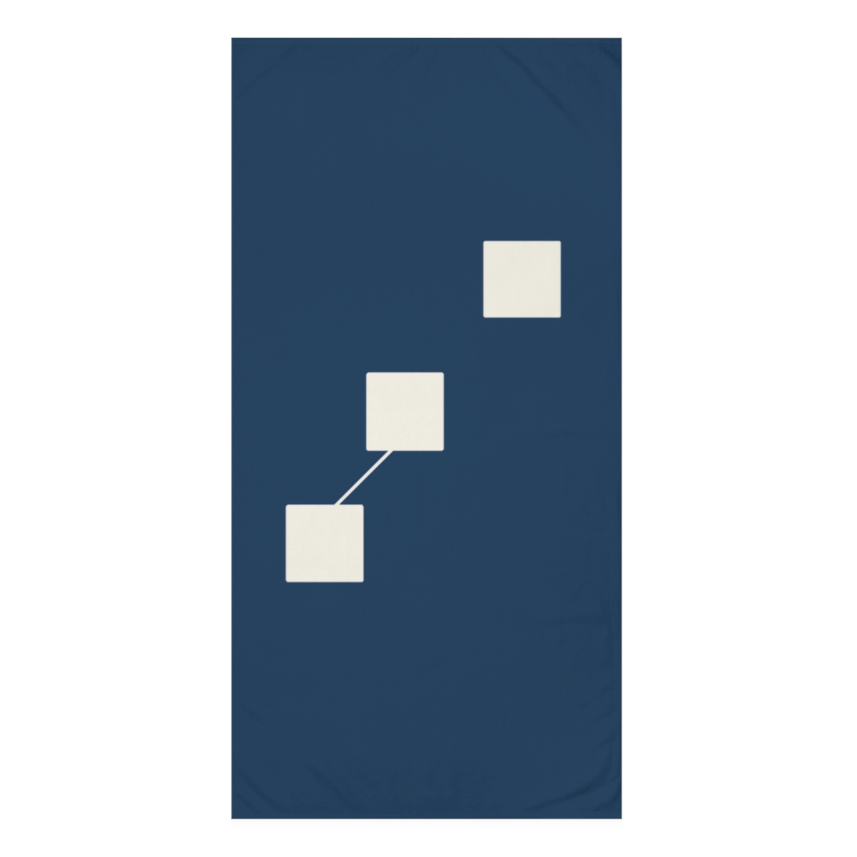 Minimal Constellation Blocks designer printed towels