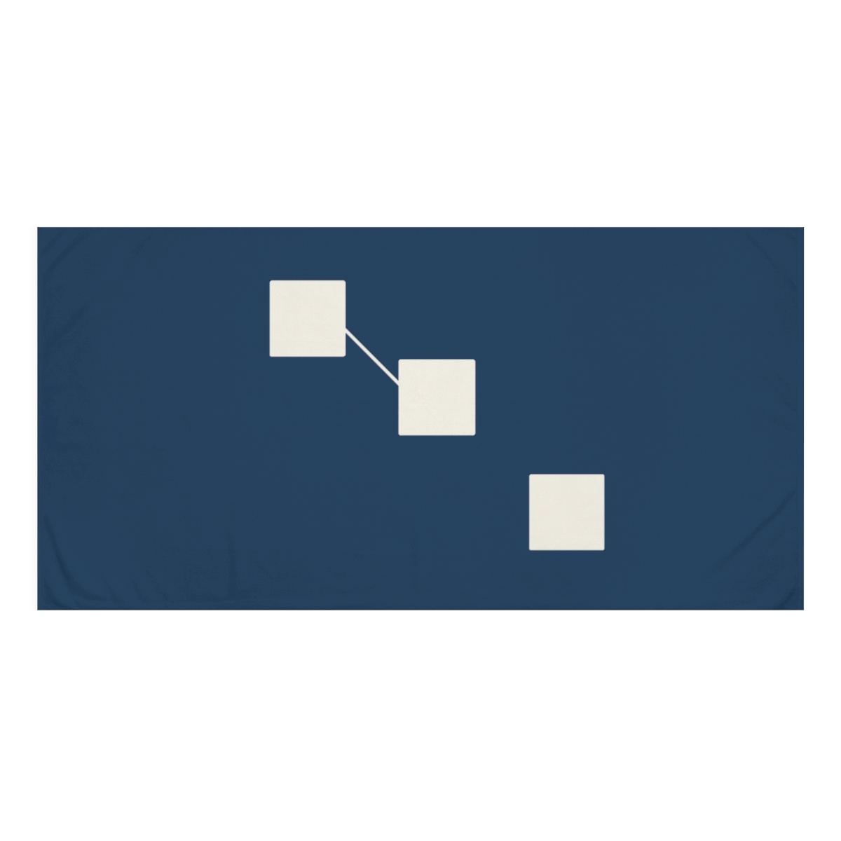 Minimal Constellation Blocks designer printed towels