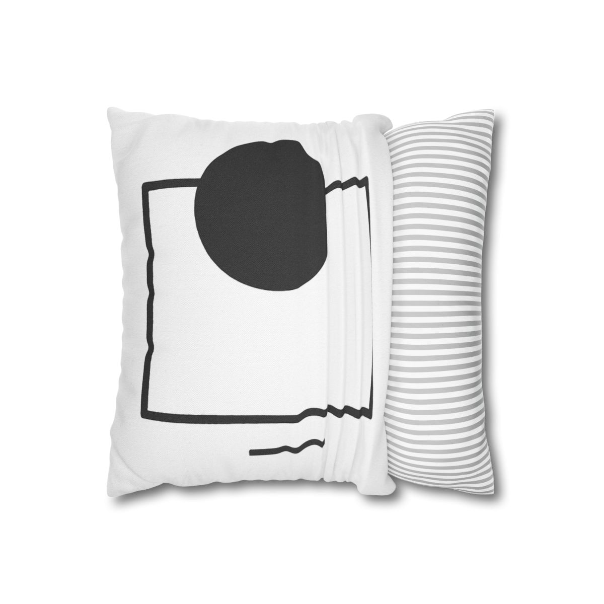 Minimal Eclipse Frame Trio custom pillow cases