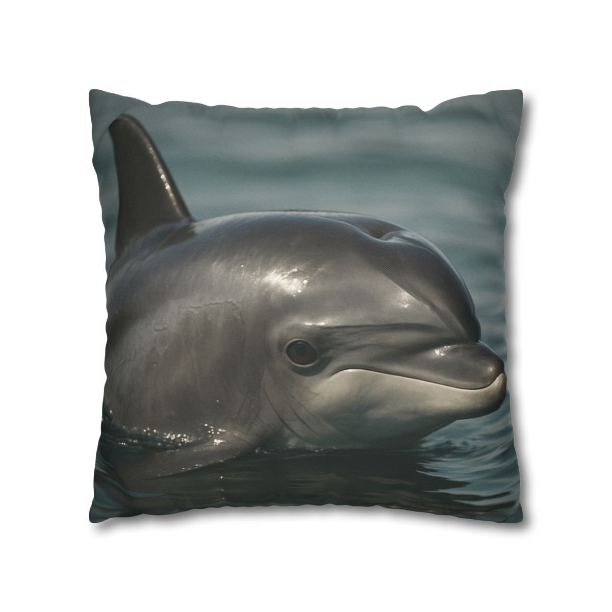 Mirror Calm Bottlenose Dolphin soft cotton pillow cases