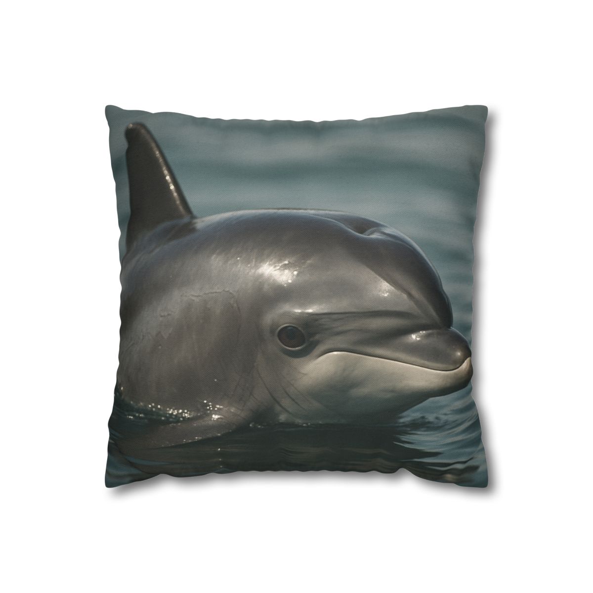 Mirror Calm Bottlenose Dolphin soft cotton pillow cases