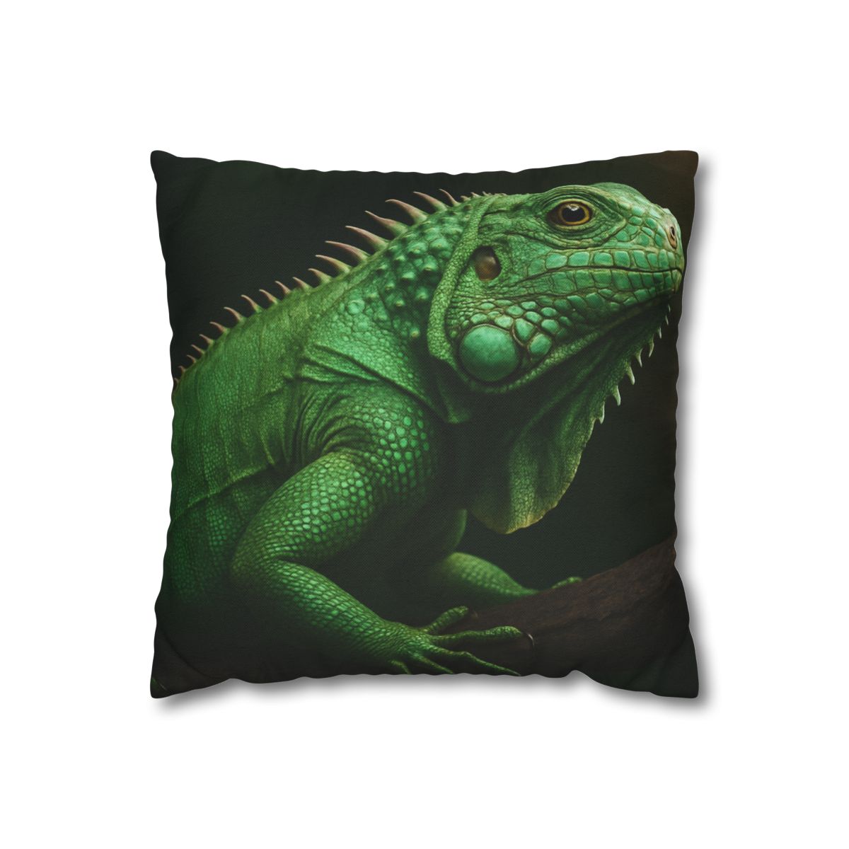Mirror Glide Green Iguana comfortable bedding pillow covers