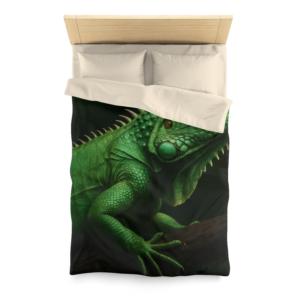 Mirror Glide Green Iguana duvets for gifts
