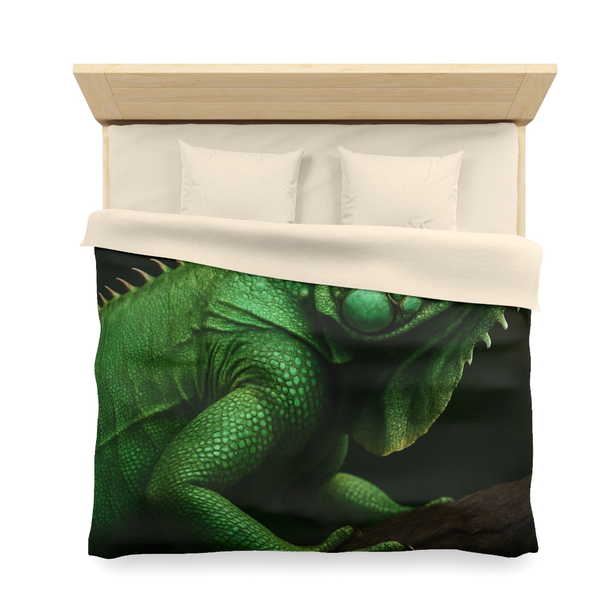 Mirror Glide Green Iguana duvets for gifts