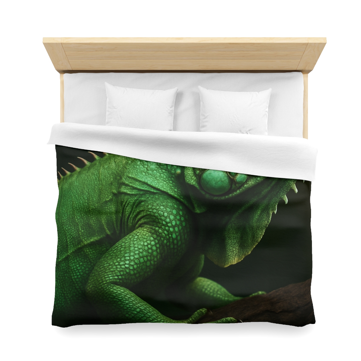 Mirror Glide Green Iguana duvets for gifts