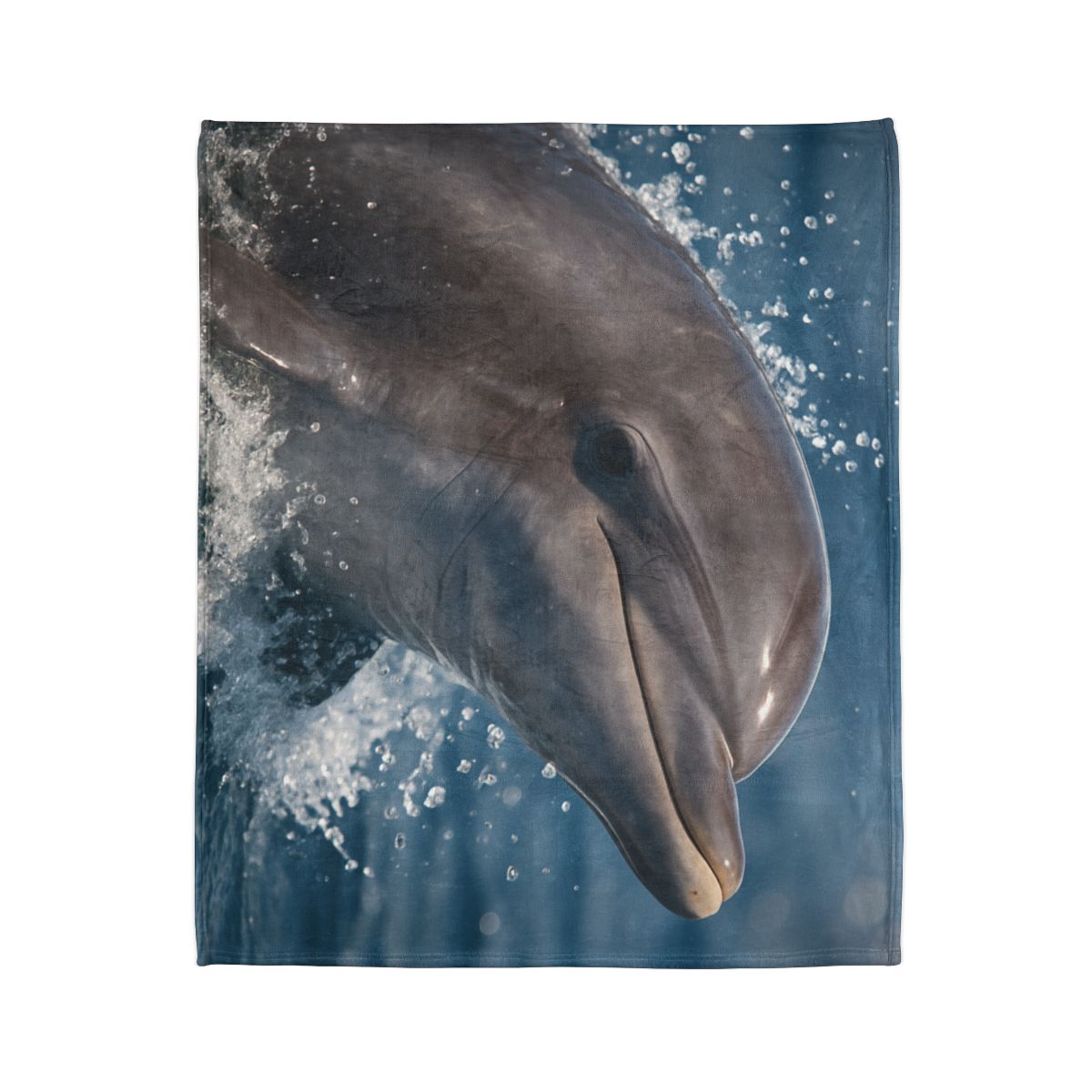 Mirrorflash Common Bottlenose Dolphin decorative home blankets