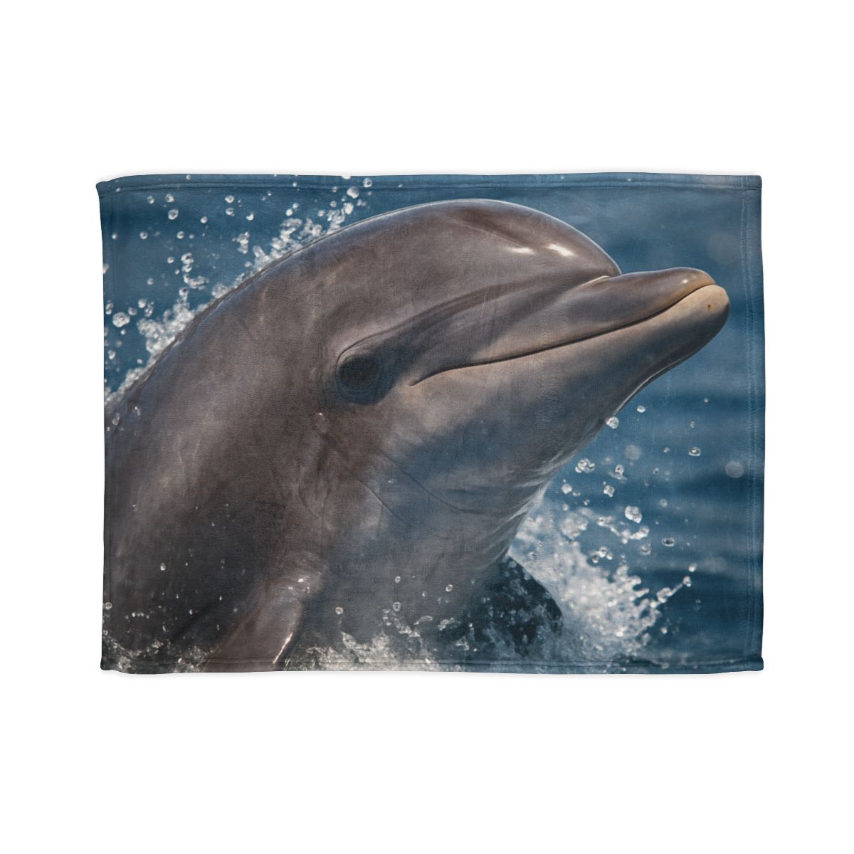Mirrorflash Common Bottlenose Dolphin decorative home blankets