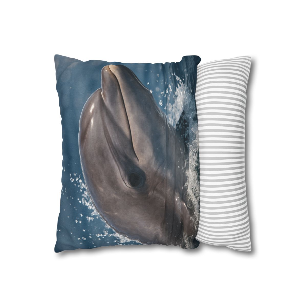 Mirrorflash Common Bottlenose Dolphin designer print pillow cases