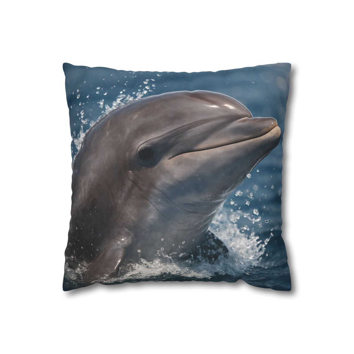 Mirrorflash Common Bottlenose Dolphin designer print pillow cases