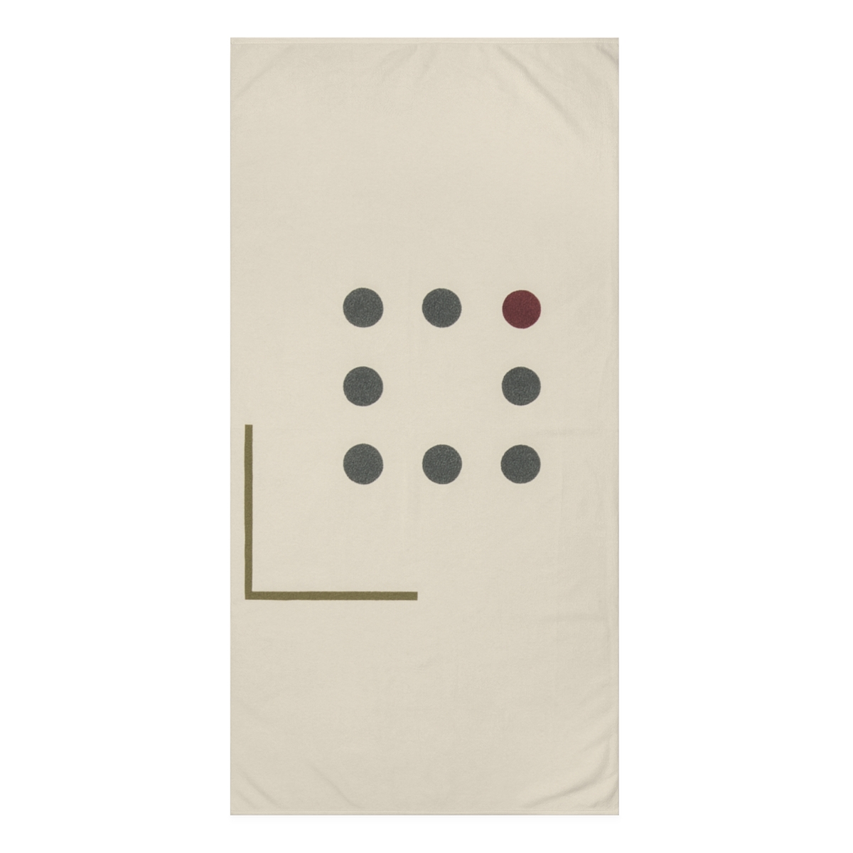Missing Cell Dot Grid With Corner Bar unique gift towels
