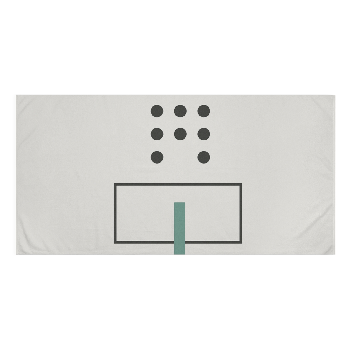 Missing Cell Grid With Quiet Frame decorative home towelscustom towels