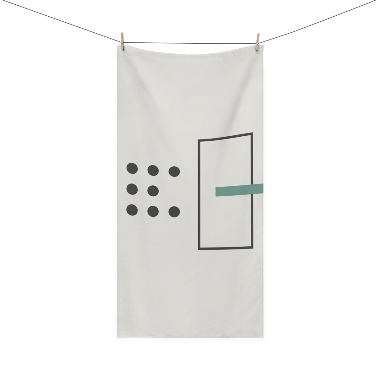 Missing Cell Grid With Quiet Frame decorative home towelscustom towels