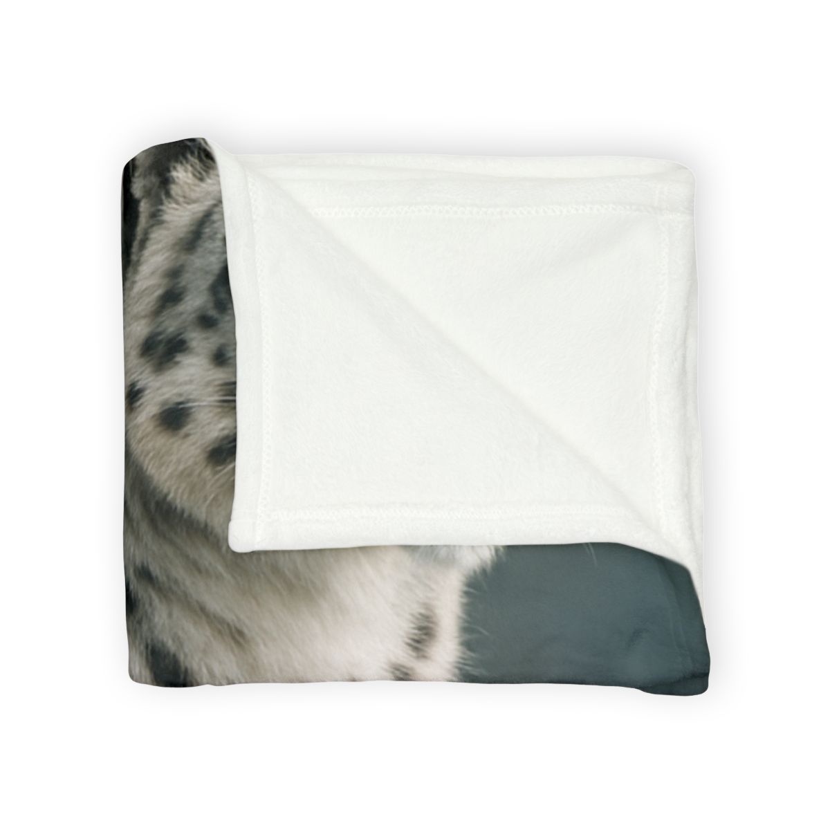 Mist Veil Snow Leopard trendy patterned blankets