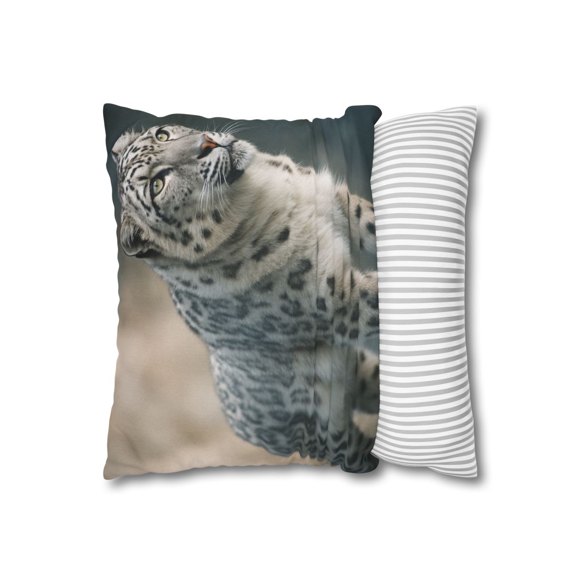 Mist Veil Snow Leopard comfortable bedding pillow covers