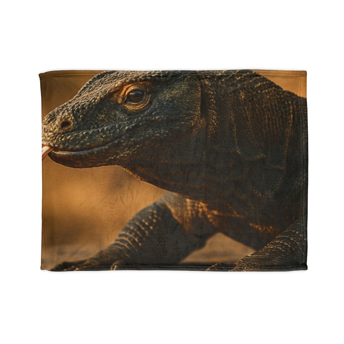 Molten Scale Komodo Dragon trendy patterned blankets