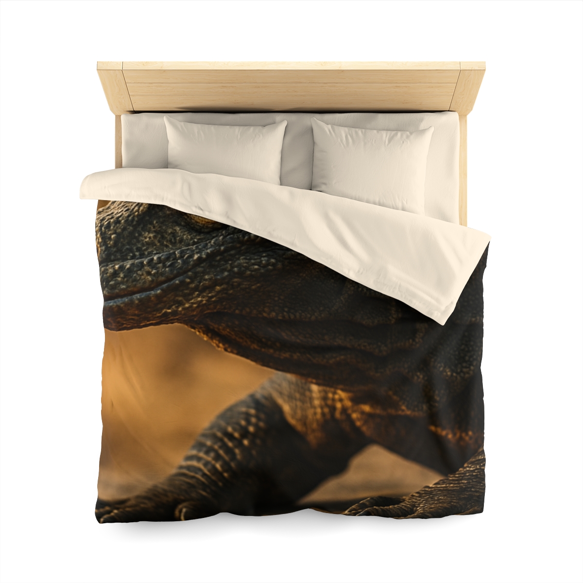 Molten Scale Komodo Dragon personalized bedding duvets