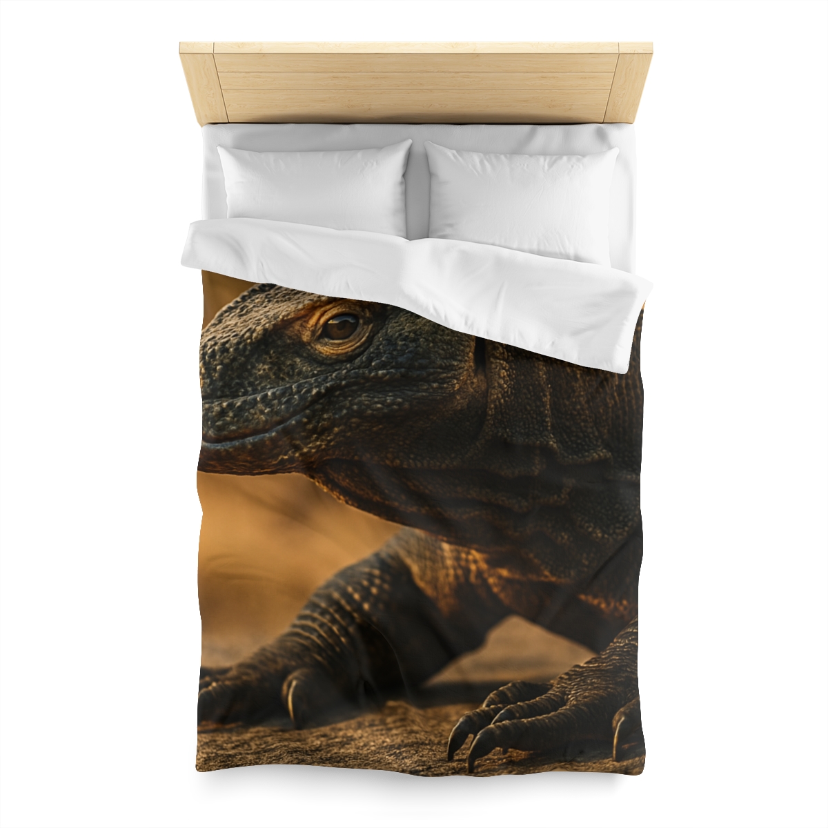 Molten Scale Komodo Dragon personalized bedding duvets