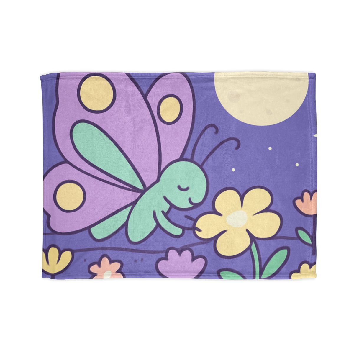 Moon Garden Butterfly trendy patterned blankets