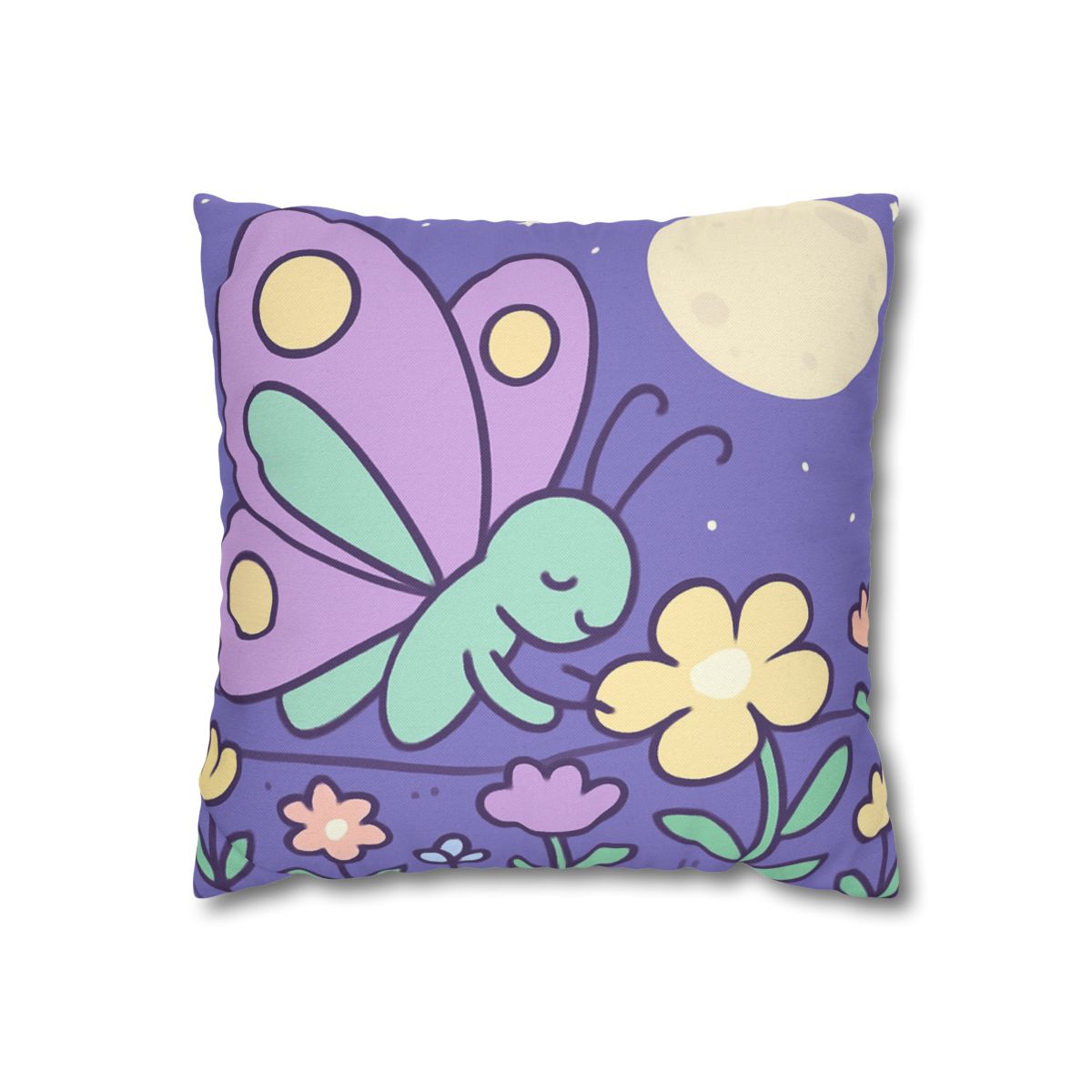 Moon Garden Butterfly designer print pillow cases