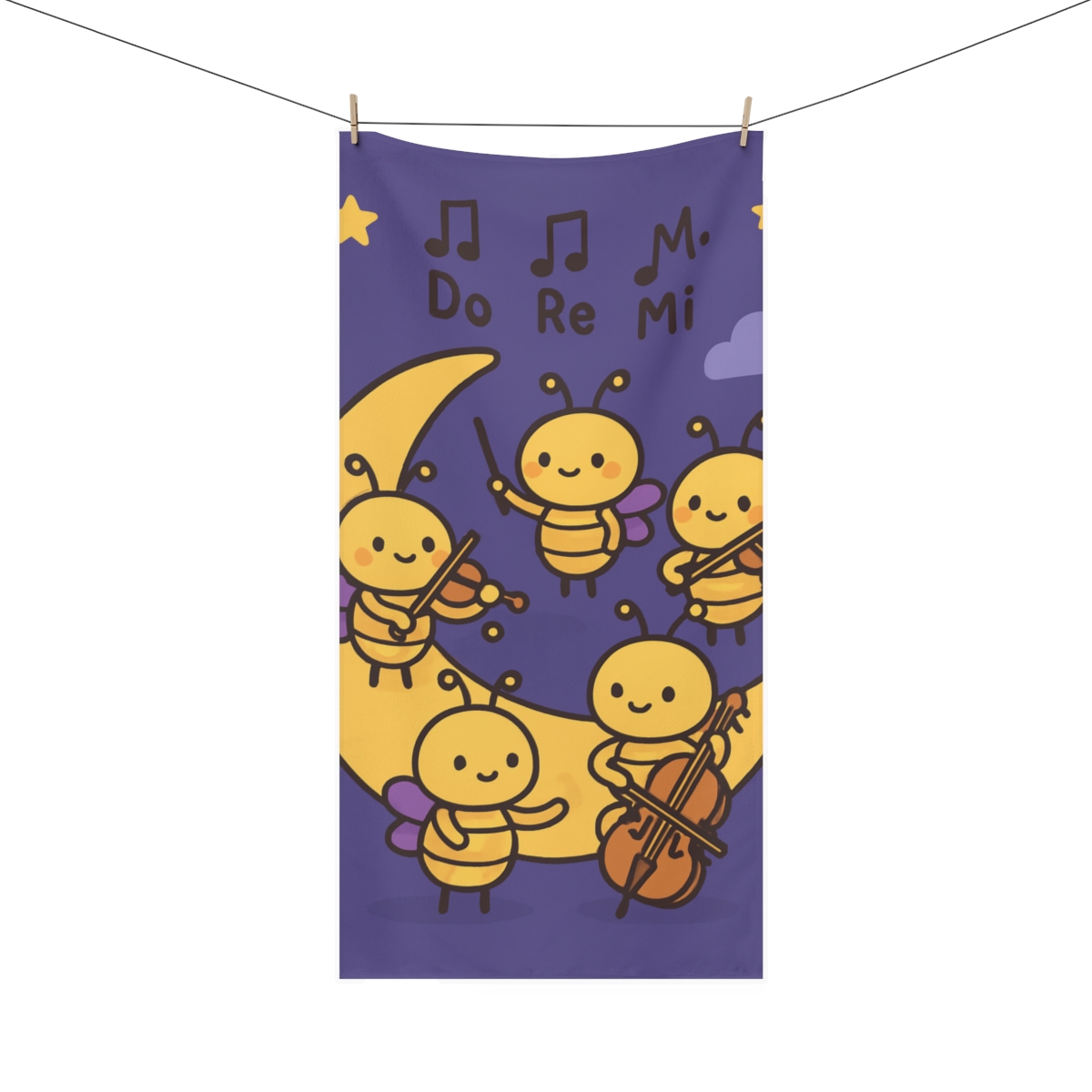 Moon Garden Firefly Orchestra comfortable face towels