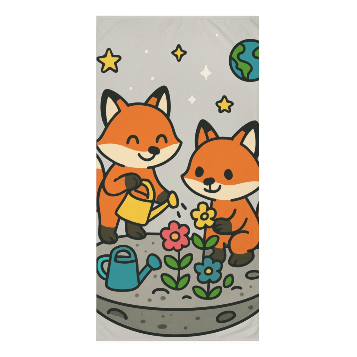 Moon Garden Foxers decorative home towelscustom towels