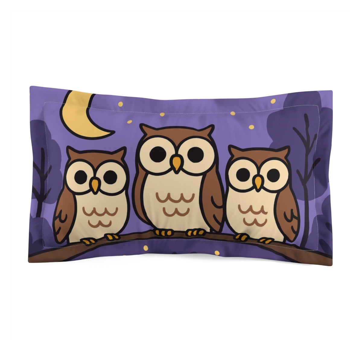 Moon Garden Night Owls gift pillows for home