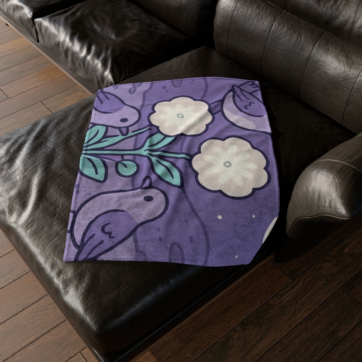 Moon Garden Nightingales trendy patterned blankets