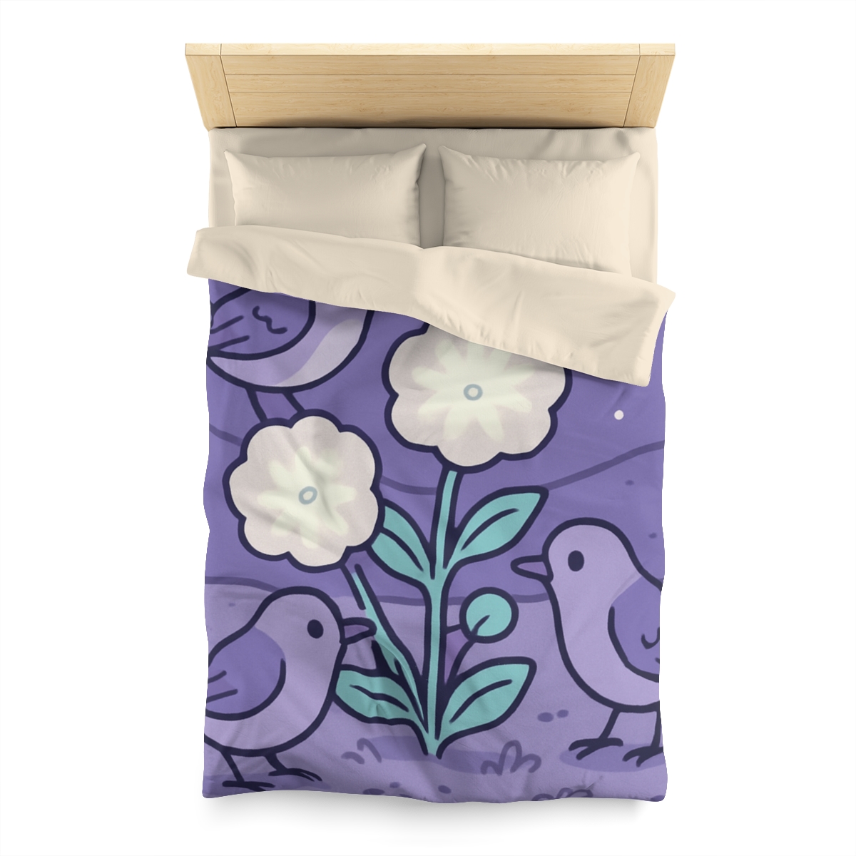 Moon Garden Nightingales stylish duvet covers