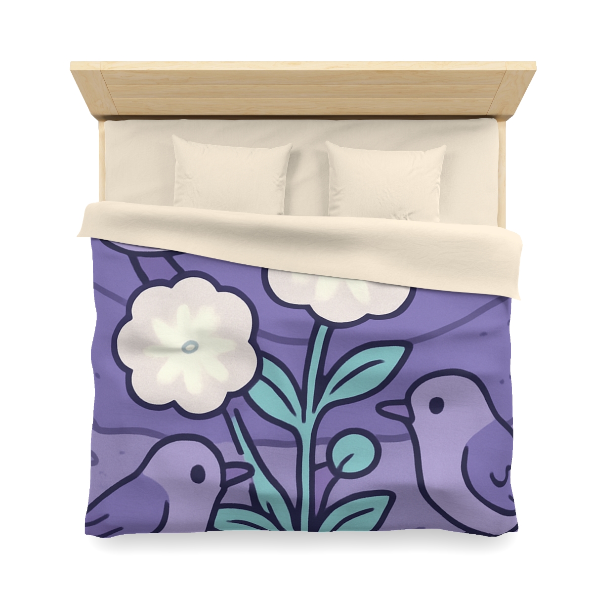 Moon Garden Nightingales stylish duvet covers