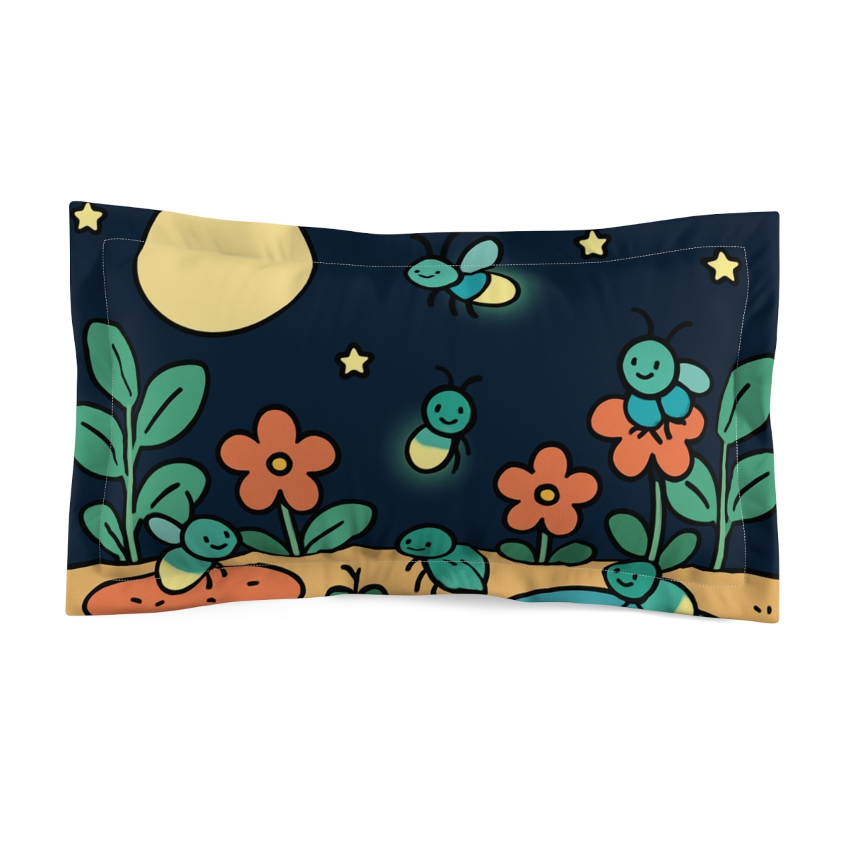 Moon Garden Of Glowbugs gift pillows for home