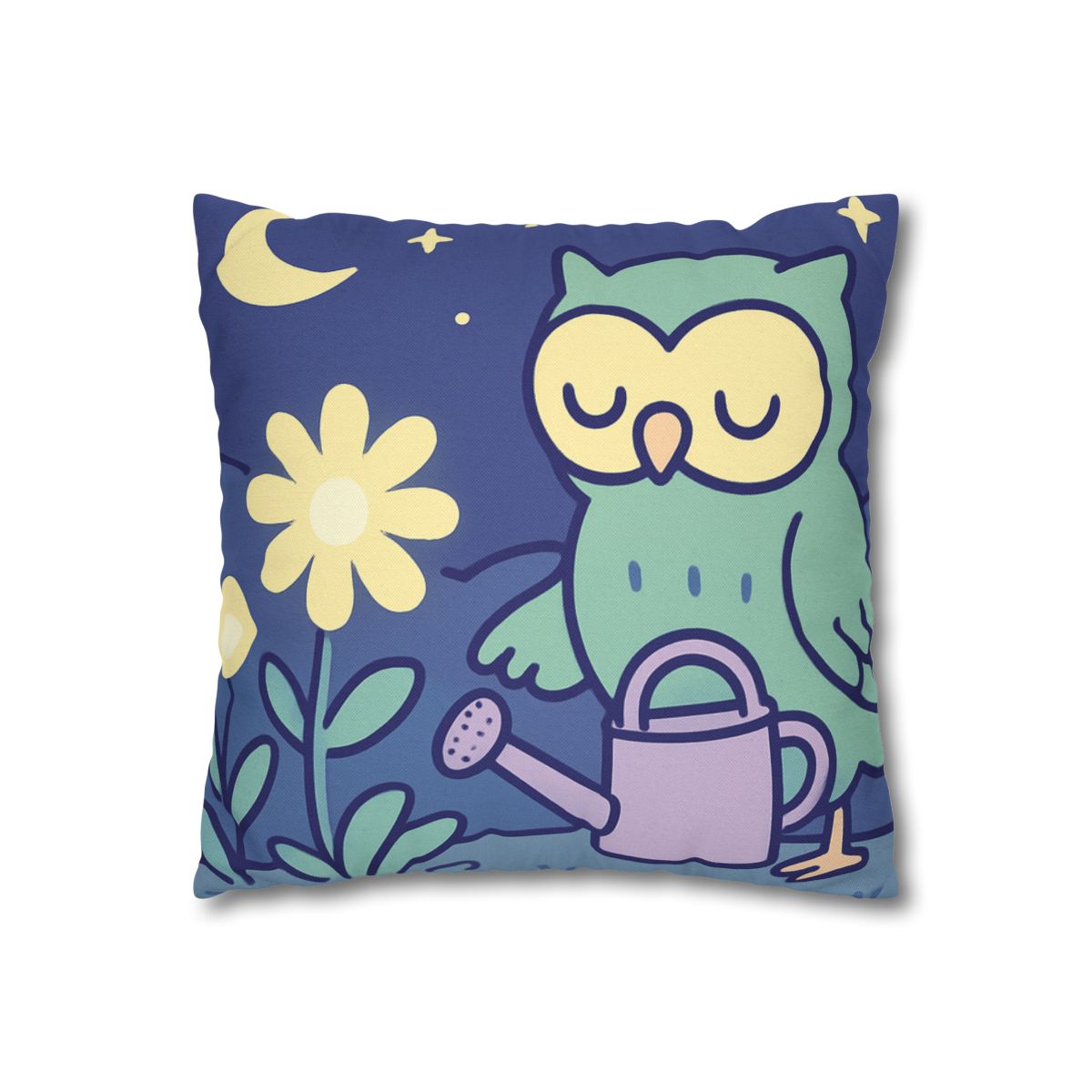 Moon Garden Owl custom pillow cases