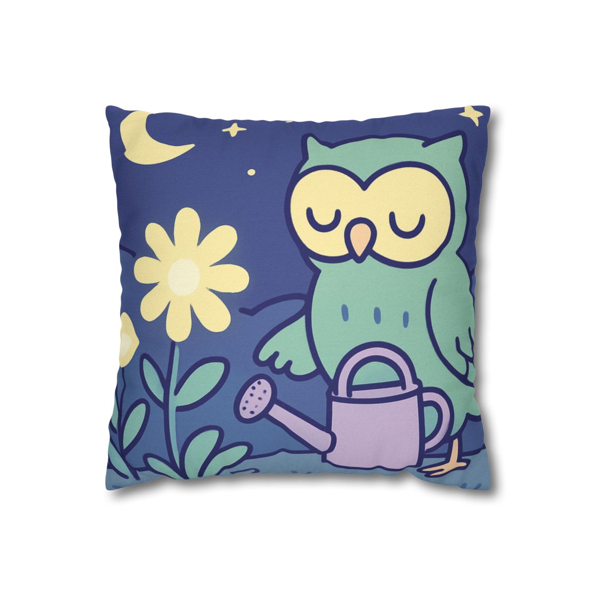 Moon Garden Owl custom pillow cases