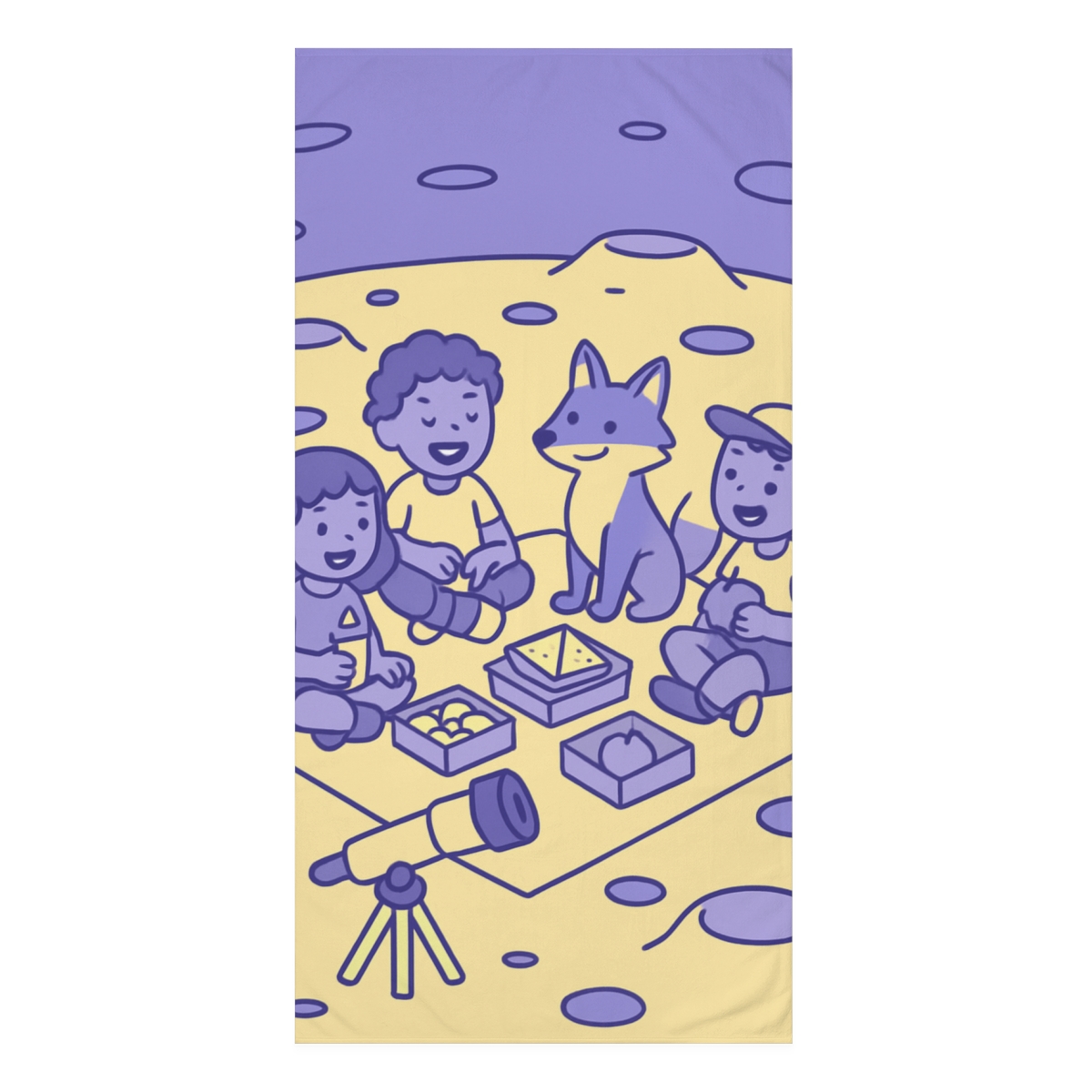 Moon Garden Picnic unique gift towels