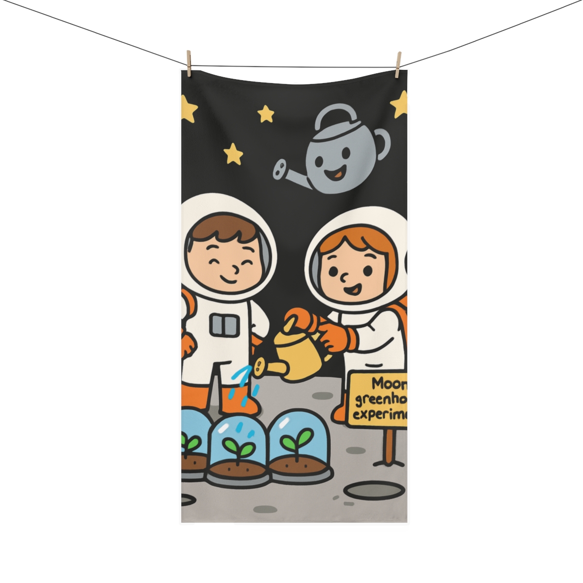 Moon Garden Seed Sprinters stylish beach towels