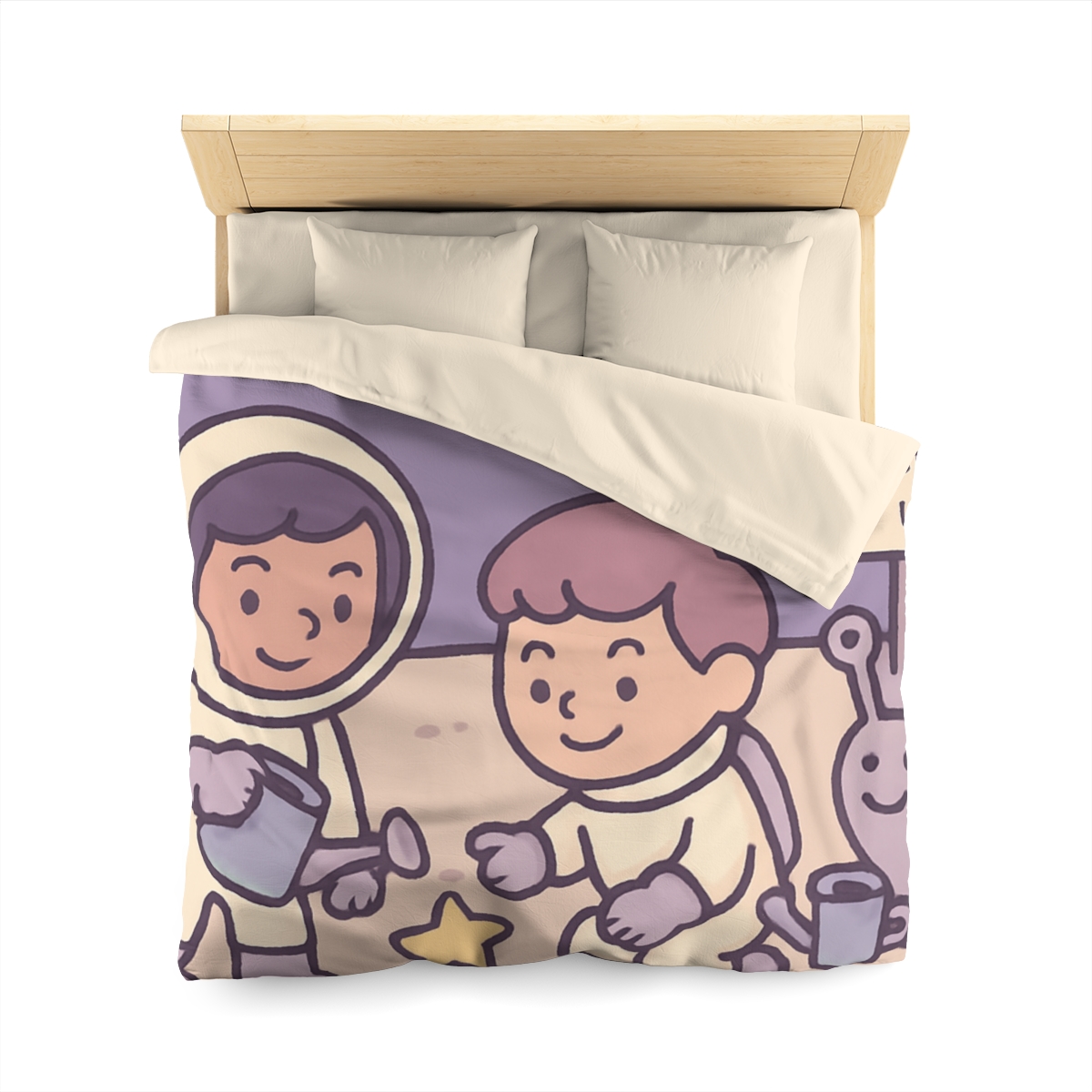 Moon Gardeners Planting Stardust Seeds custom duvets