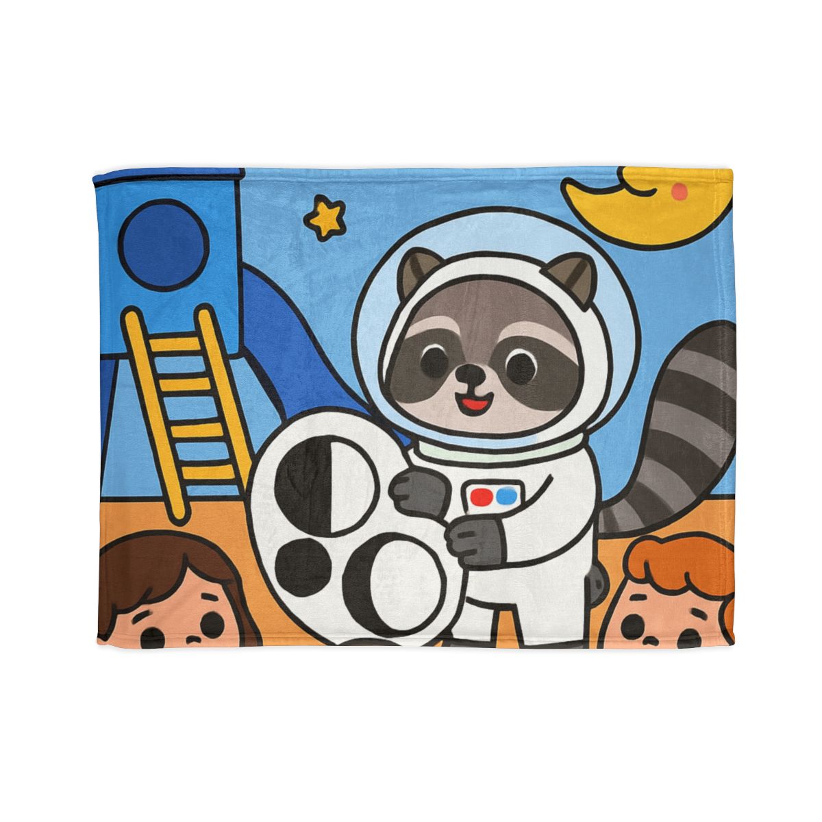 Moon Phase Playground Parade personalized cozy blankets