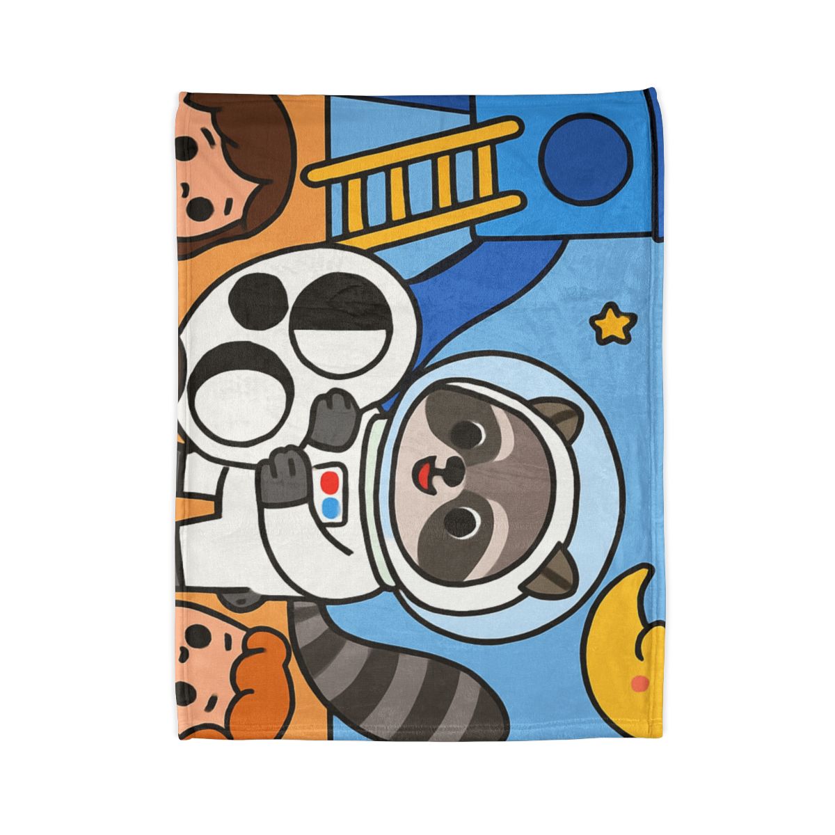 Moon Phase Playground Parade personalized cozy blankets